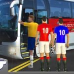 Bus Transport Footbal Players